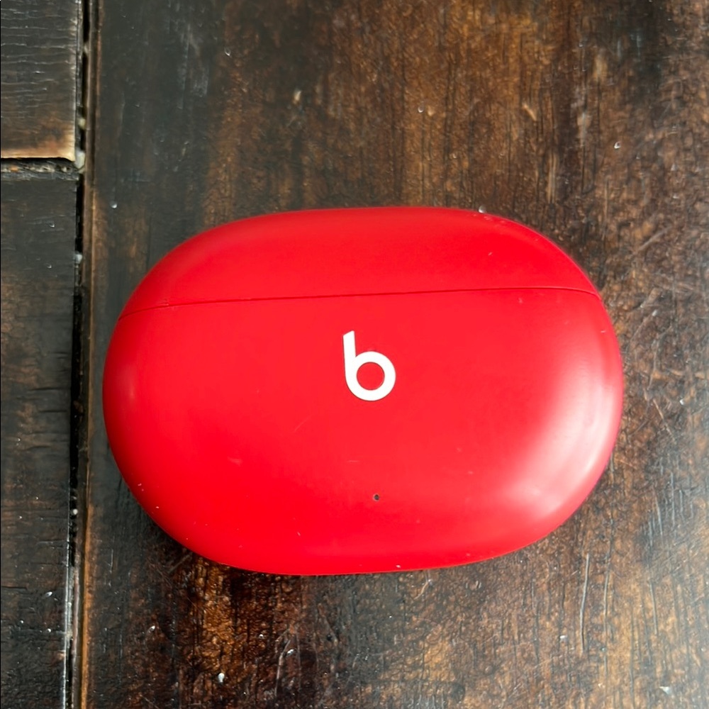 Beats Red Earbuds Charging Case